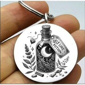 Self Love Potion Hot Magic Wizard Hot Stainless Keychain